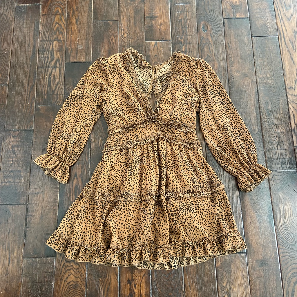 Shein Cheetah Dress Size M